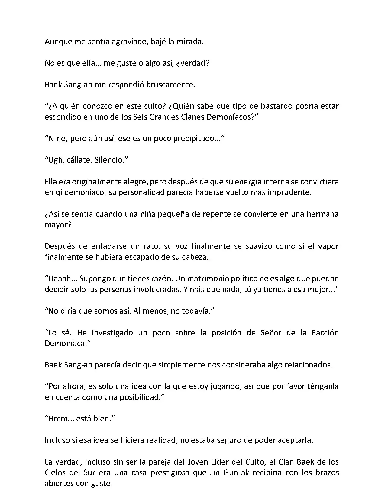 Mi Esposa es la Lider del Culto Demoniaco (Novela) - Capítulo 89 - Página 5 - LectorTMOo
