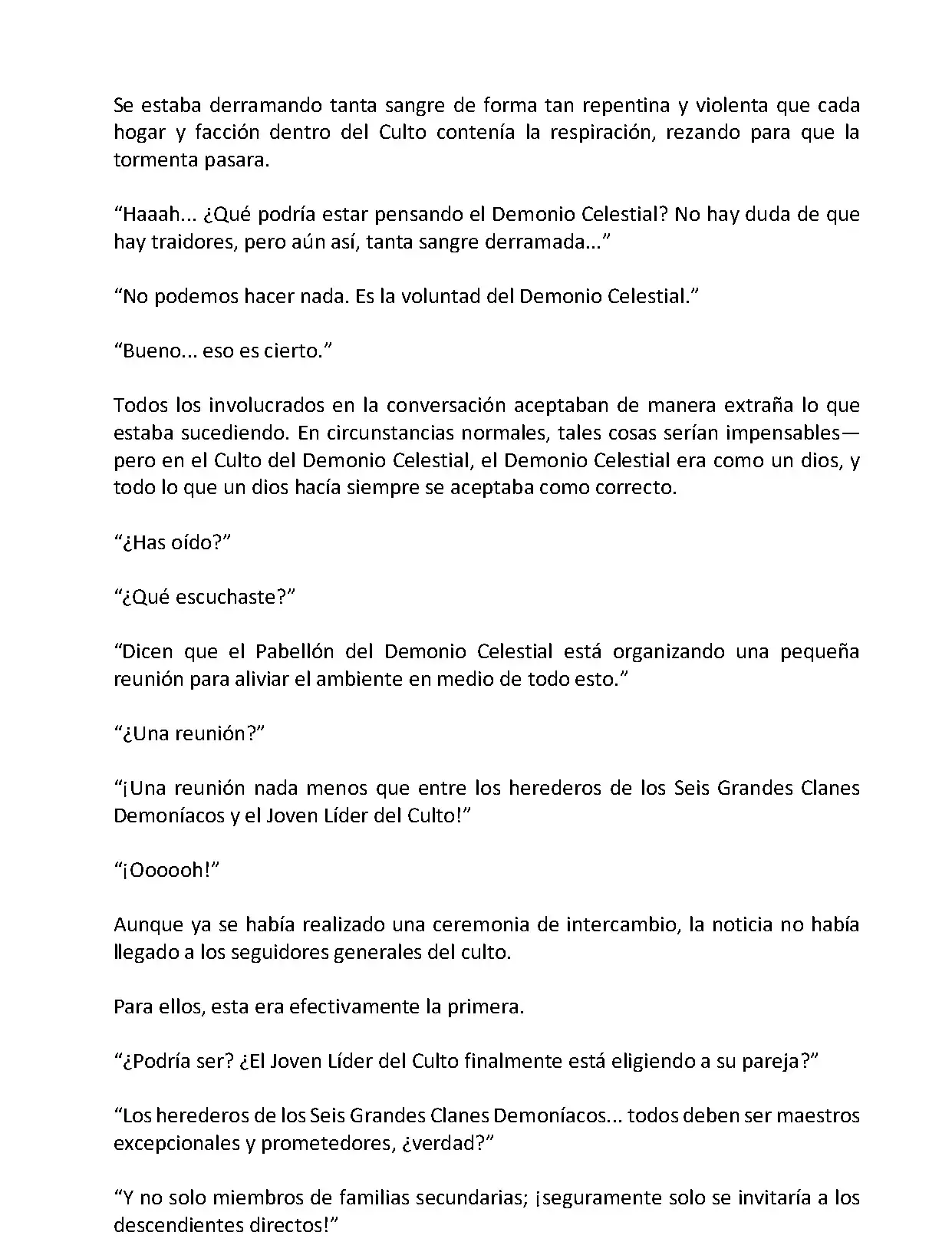 Mi Esposa es la Lider del Culto Demoniaco (Novela) - Capítulo 89 - Página 8 - LectorTMOo