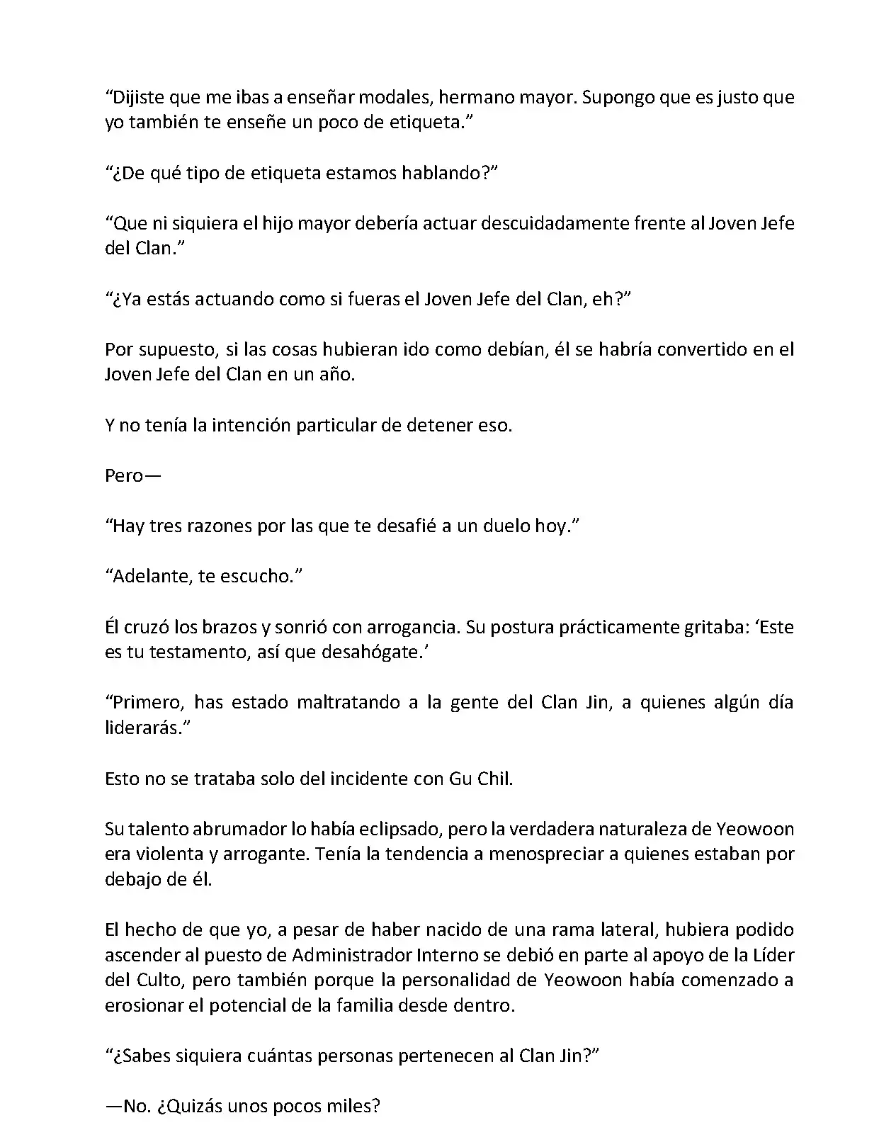 Mi Esposa es la Lider del Culto Demoniaco (Novela) - Capítulo 9 - Página 4 - LectorTMOo