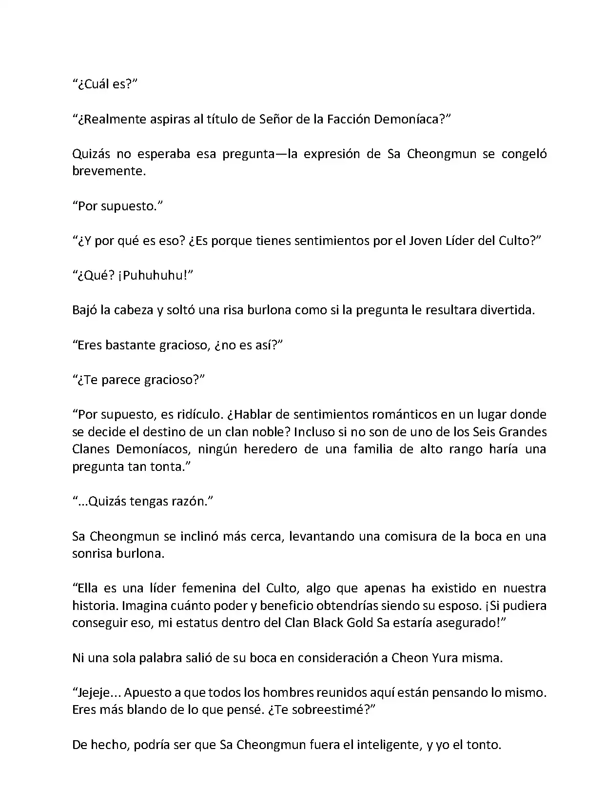 Mi Esposa es la Lider del Culto Demoniaco (Novela) - Capítulo 94 - Página 4 - LectorTMOo
