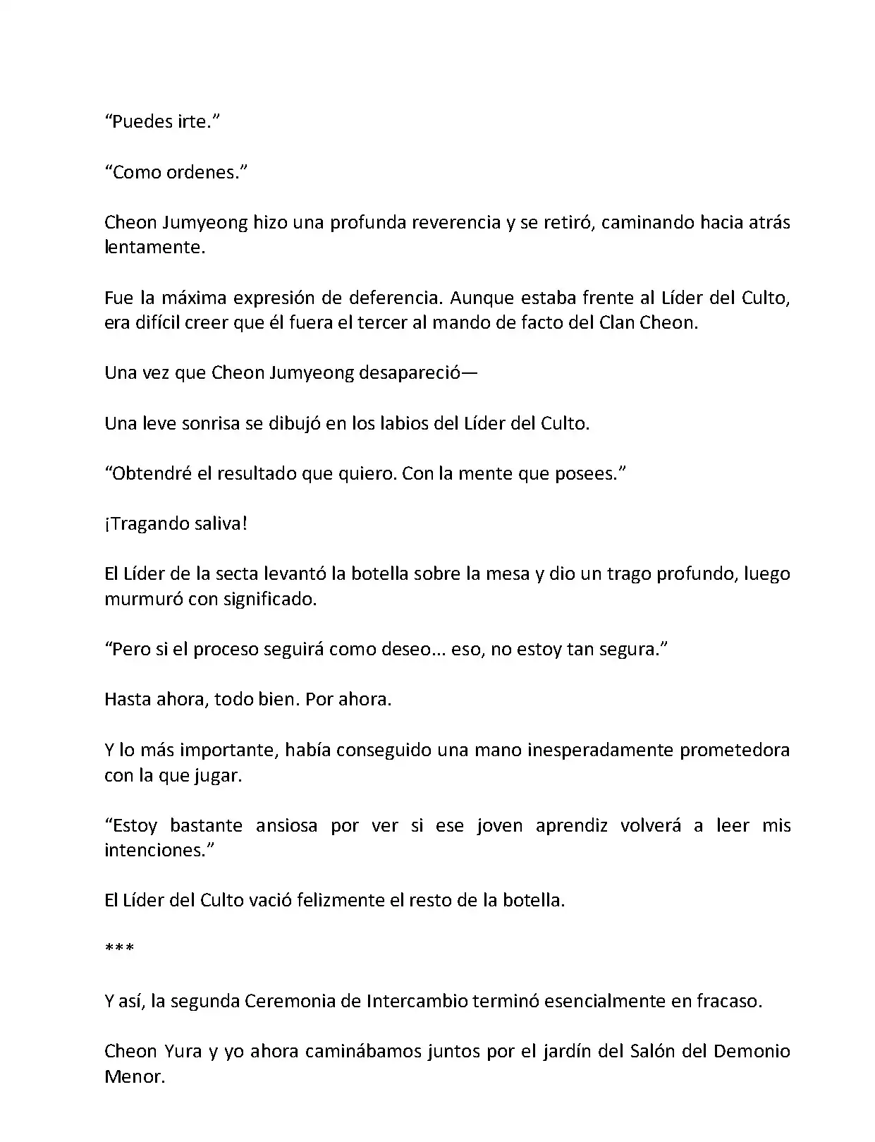 Mi Esposa es la Lider del Culto Demoniaco (Novela) - Capítulo 96 - Página 7 - LectorTMOo