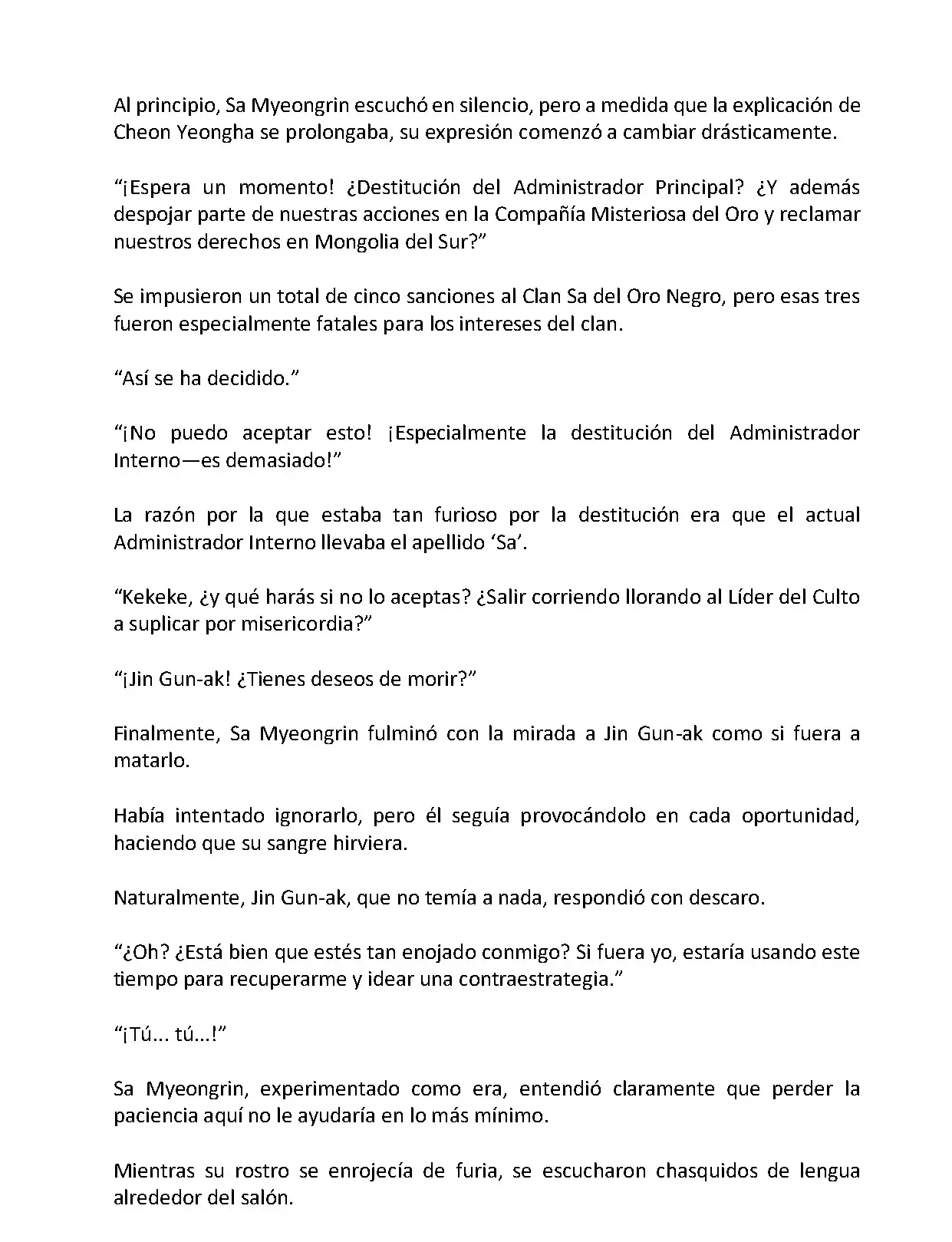 Mi Esposa es la Lider del Culto Demoniaco (Novela) - Capítulo 98 - Página 8 - LectorTMOo