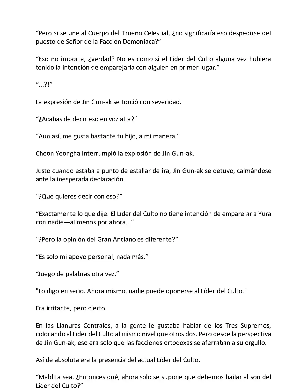 Mi Esposa es la Lider del Culto Demoniaco (Novela) - Capítulo 99 - Página 5 - LectorTMOo