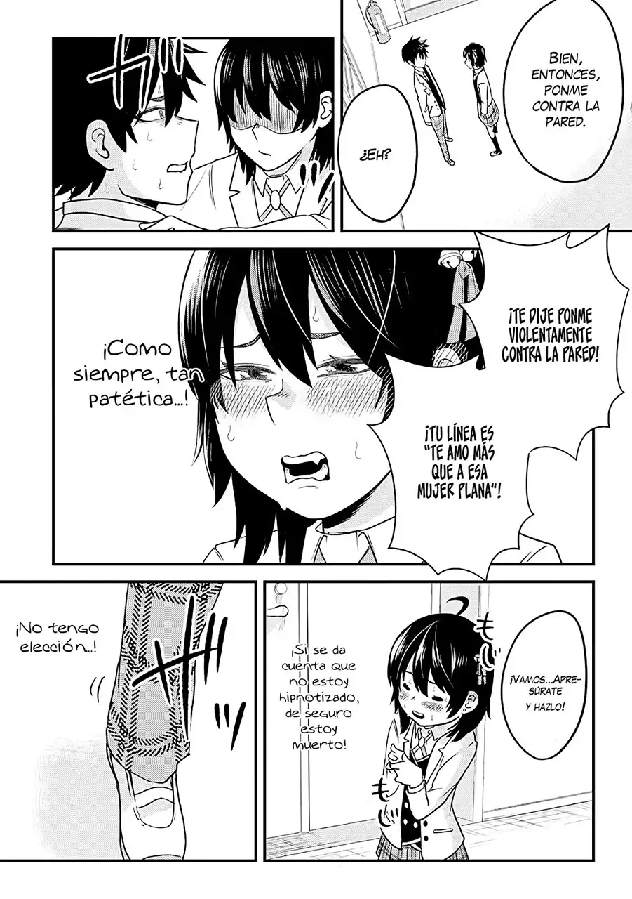 ¡Mi hermanastra, que me dice "muerete, muerete" todos los dias, intenta hipnotizarme para que me enamore de ella mientras dormia...! - Capítulo 4 - Página 13 - LectorTMOo