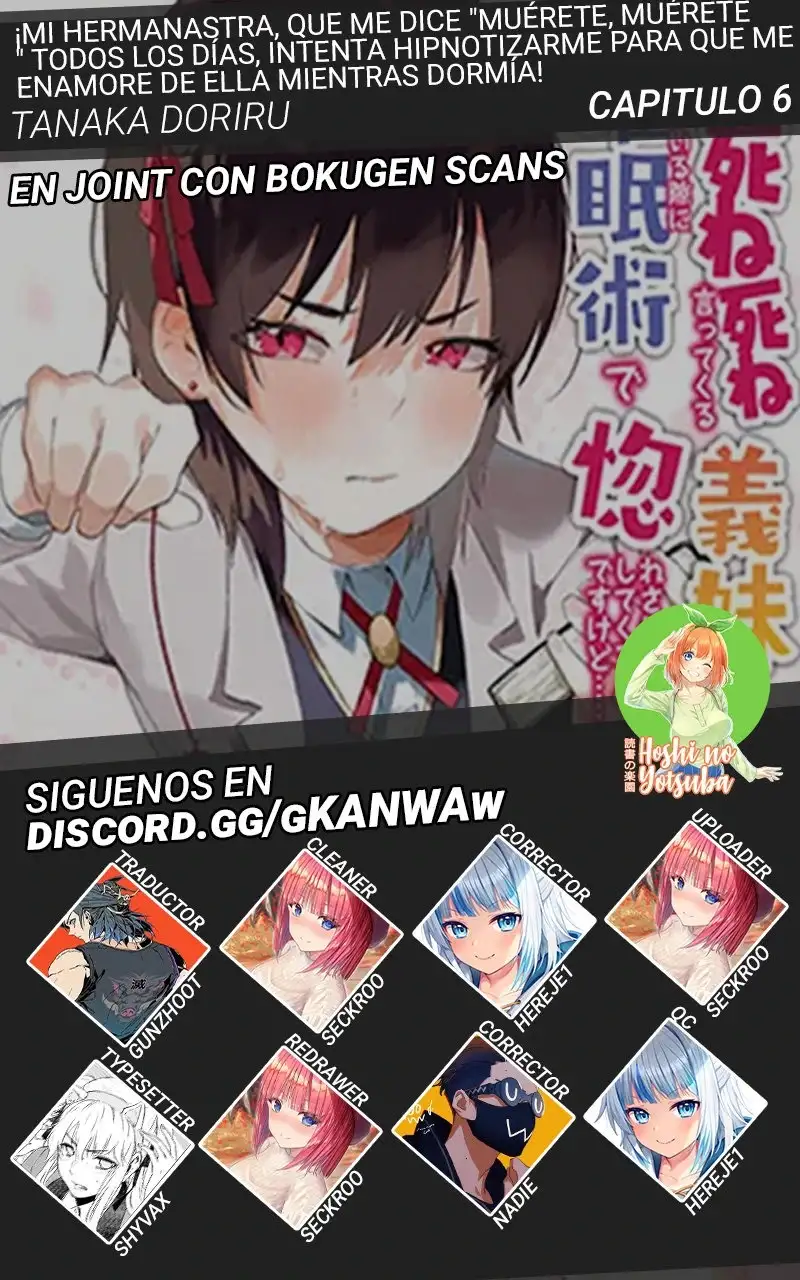¡Mi hermanastra, que me dice "muerete, muerete" todos los dias, intenta hipnotizarme para que me enamore de ella mientras dormia...! - Capítulo 6 - Página 1 - LectorTMOo