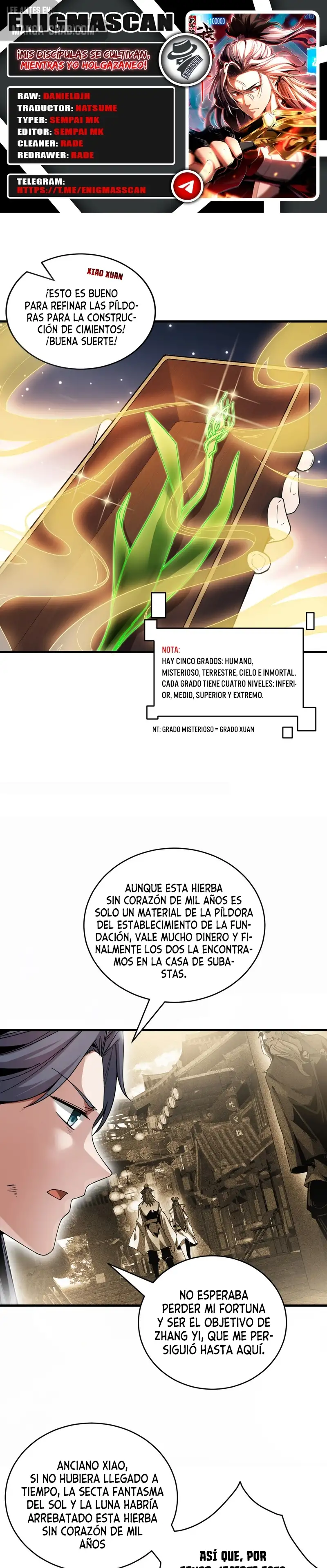 ¡Mientras mis discipulos se matan entrenando, yo me relajo! - Capítulo 12 - Página 1 - LectorTMOo