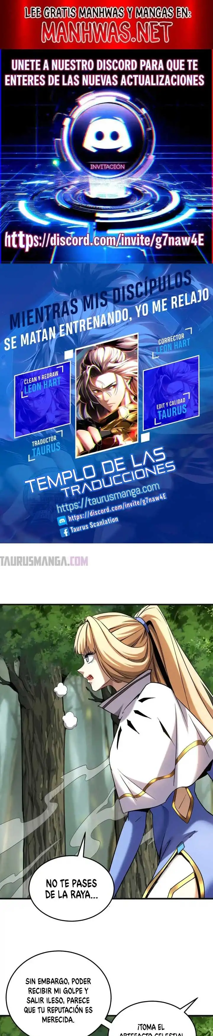 ¡Mientras mis discipulos se matan entrenando, yo me relajo! - Capítulo 126 - Página 1 - LectorTMOo
