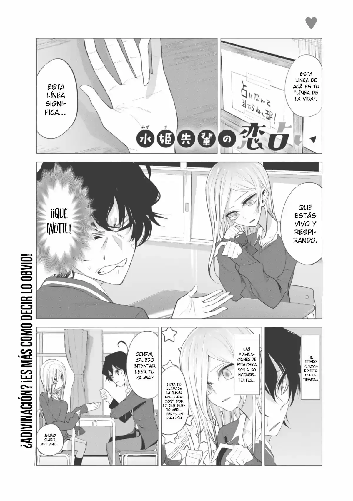Mizuki-senpai Es Una Adivinadora De Amor - Capítulo 5 - Página 2 - LectorTMOo