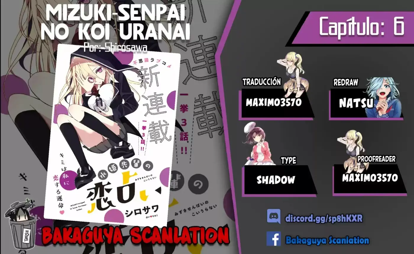Mizuki-senpai Es Una Adivinadora De Amor - Capítulo 6 - Página 1 - LectorTMOo