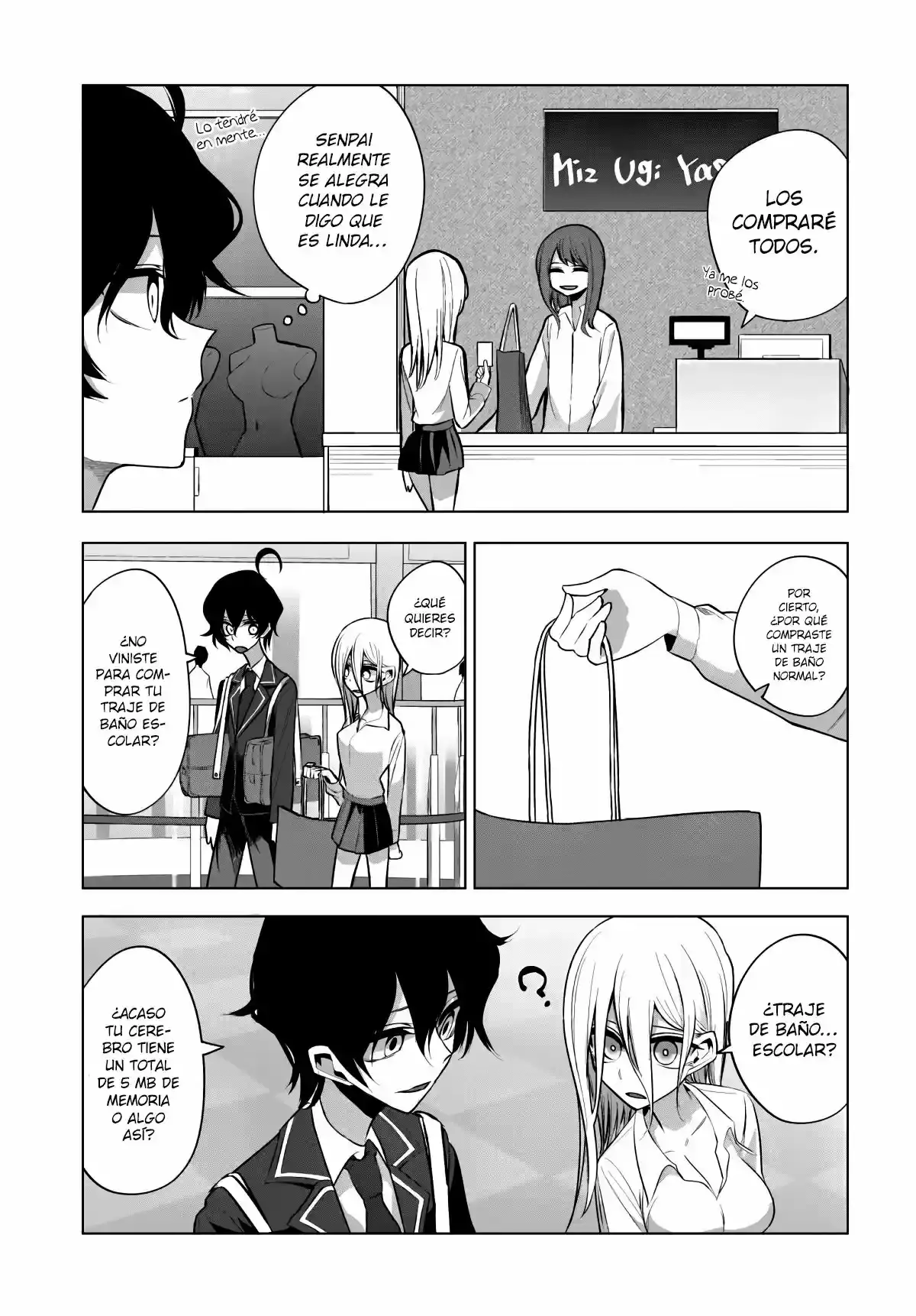 Mizuki-senpai Es Una Adivinadora De Amor capítulo 8 página 10