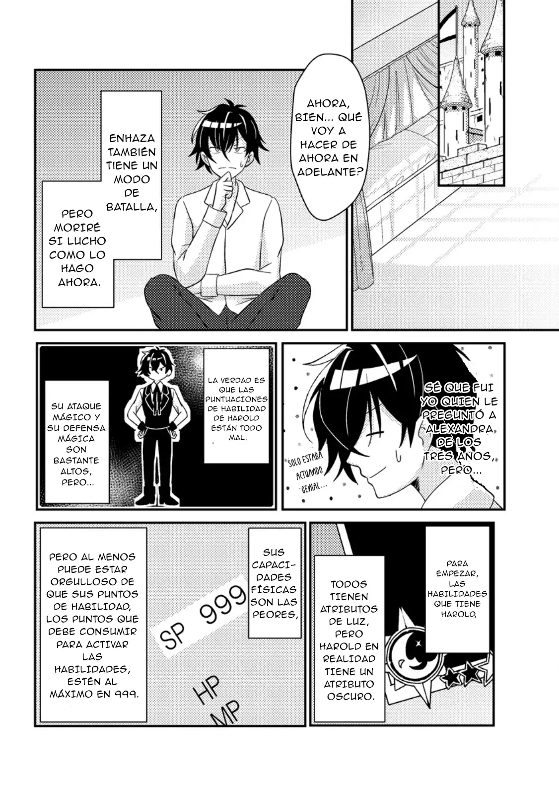 Munou no Akudou Ouji wa Ikinokoritai: Ren'ai RPG no Akuyaku Mob ni Tensei Shita kedo, Gensaku Mushi Shite Saikyou o Mezasu - Capítulo 1 - Página 32 - LectorTMOo