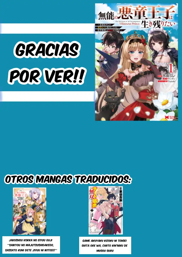 Munou no Akudou Ouji wa Ikinokoritai: Ren'ai RPG no Akuyaku Mob ni Tensei Shita kedo, Gensaku Mushi Shite Saikyou o Mezasu - Capítulo 1 - Página 34 - LectorTMOo