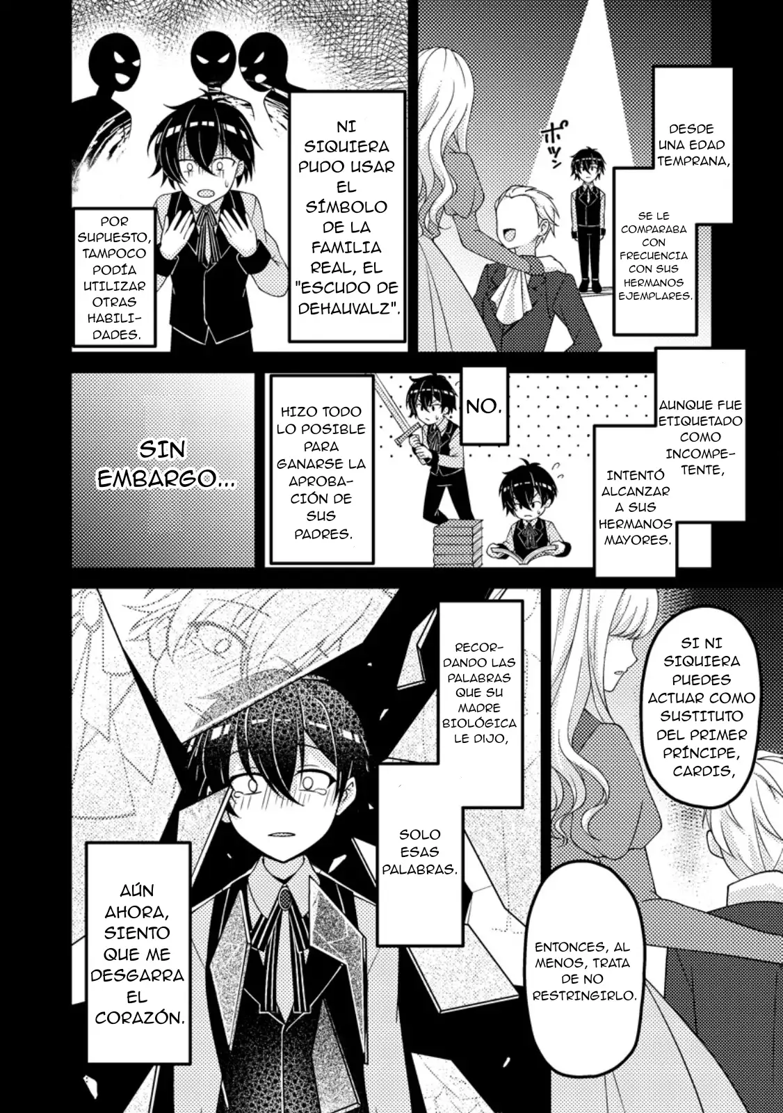 Munou no Akudou Ouji wa Ikinokoritai: Ren'ai RPG no Akuyaku Mob ni Tensei Shita kedo, Gensaku Mushi Shite Saikyou o Mezasu - Capítulo 2 - Página 6 - LectorTMOo