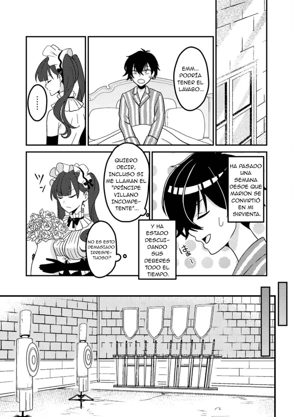 Munou no Akudou Ouji wa Ikinokoritai: Ren'ai RPG no Akuyaku Mob ni Tensei Shita kedo, Gensaku Mushi Shite Saikyou o Mezasu - Capítulo 2 - Página 7 - LectorTMOo