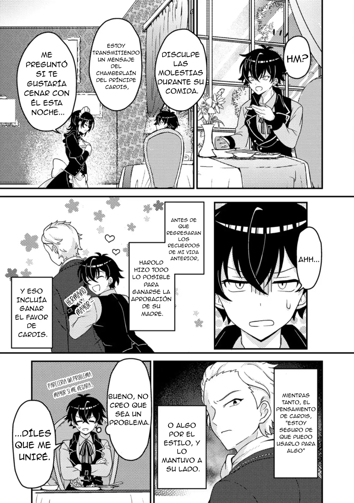 Munou no Akudou Ouji wa Ikinokoritai: Ren'ai RPG no Akuyaku Mob ni Tensei Shita kedo, Gensaku Mushi Shite Saikyou o Mezasu - Capítulo 2 - Página 21 - LectorTMOo