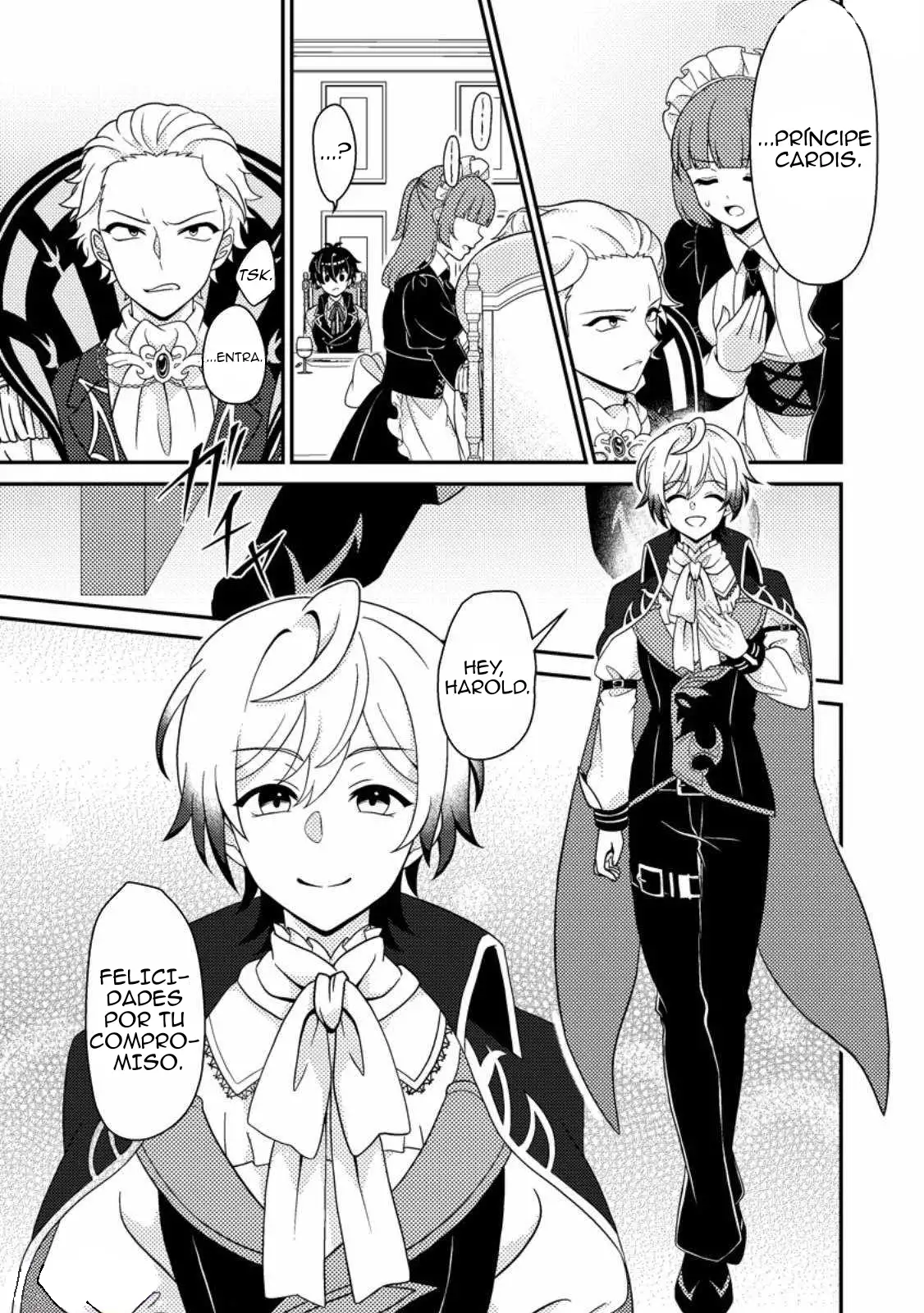 Munou no Akudou Ouji wa Ikinokoritai: Ren'ai RPG no Akuyaku Mob ni Tensei Shita kedo, Gensaku Mushi Shite Saikyou o Mezasu capítulo 3 página 4