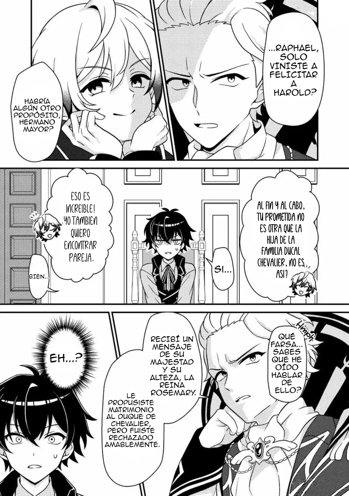 Munou no Akudou Ouji wa Ikinokoritai: Ren'ai RPG no Akuyaku Mob ni Tensei Shita kedo, Gensaku Mushi Shite Saikyou o Mezasu capítulo 3 página 6