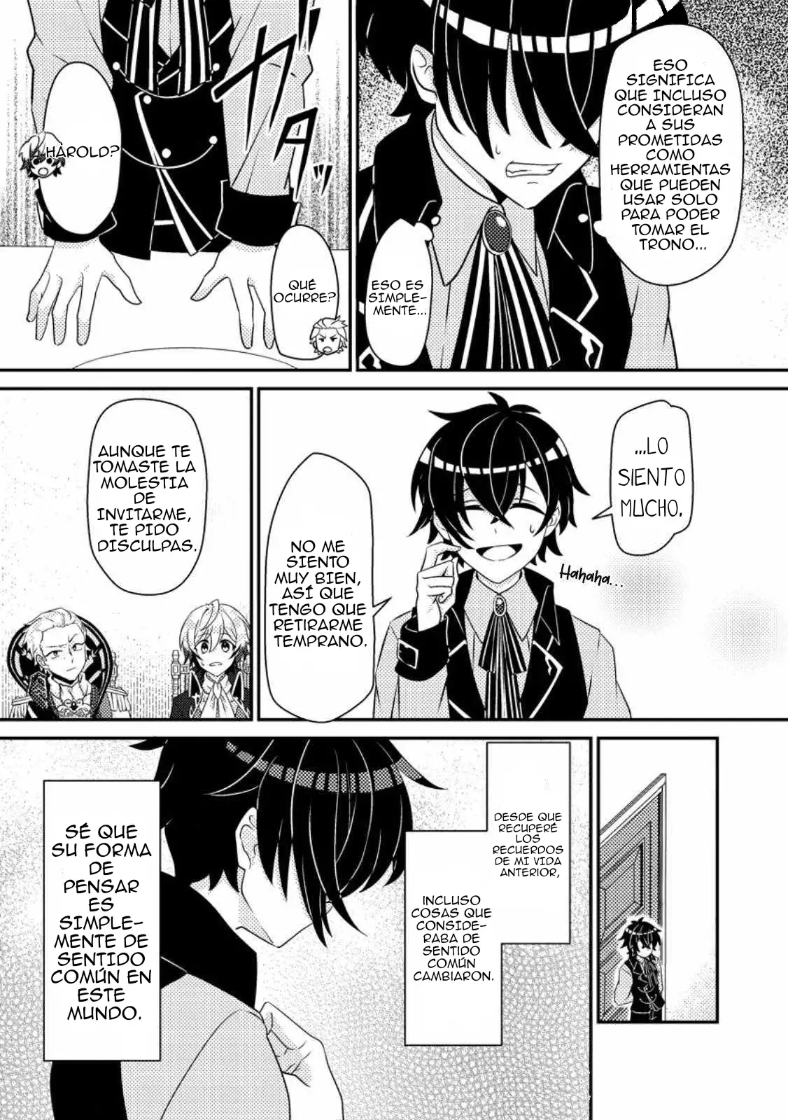 Munou no Akudou Ouji wa Ikinokoritai: Ren'ai RPG no Akuyaku Mob ni Tensei Shita kedo, Gensaku Mushi Shite Saikyou o Mezasu capítulo 3 página 8