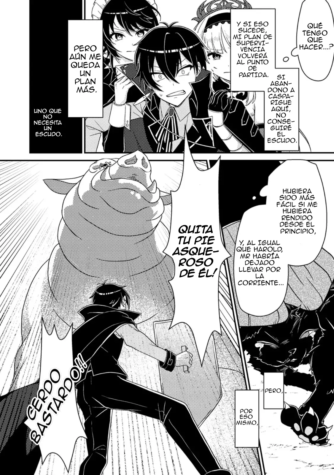 Munou no Akudou Ouji wa Ikinokoritai: Ren'ai RPG no Akuyaku Mob ni Tensei Shita kedo, Gensaku Mushi Shite Saikyou o Mezasu capítulo 3 página 31