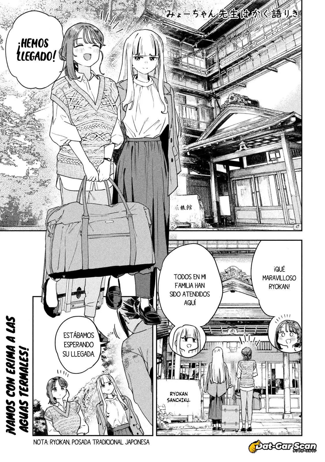 Myo-chan Sensei Wa Kaku Katariki - Capítulo 28 - Página 4 - LectorTMOo