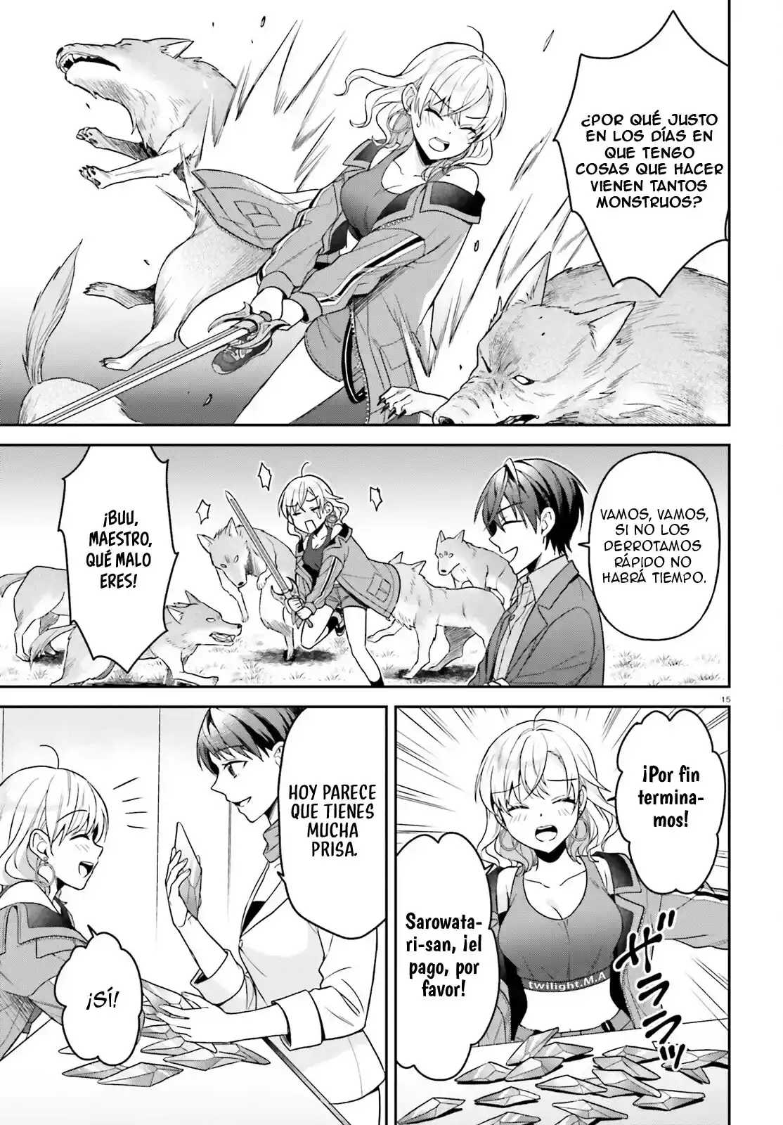 Negatte mo Nai Tsuihou Go kara no Slow Life? ~Intai Shita Hazu ga Nariyuki de Bishoujo Gal no Shishou ni Nattara Naze ka Mechakucha Natsukareta~ capítulo 11 página 14