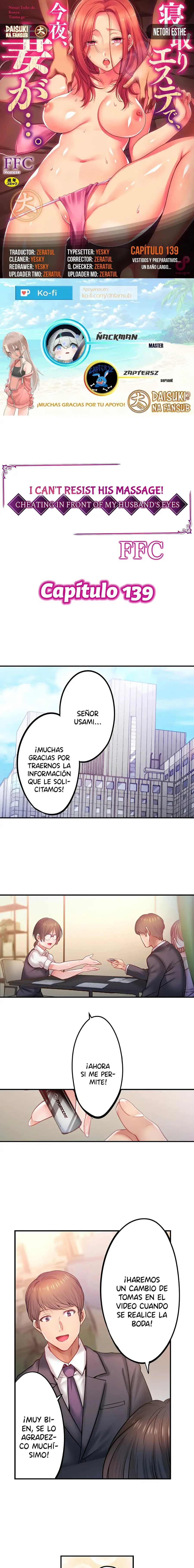 ¡No puedo resistirme a su masaje! Engañando a mi esposo frente a sus ojos - Capítulo 139 - Página 1 - LectorTMOo