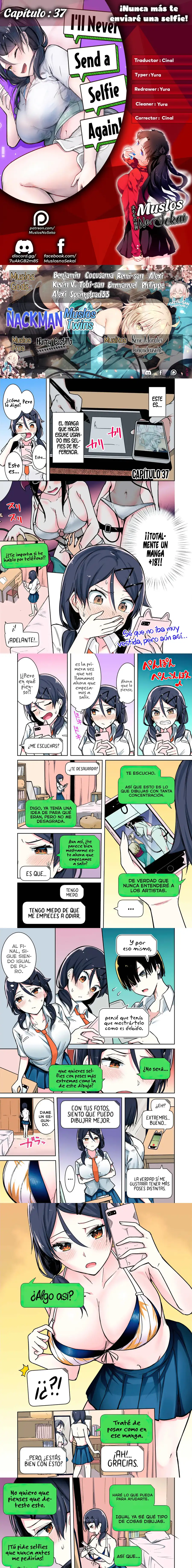 ¡Nunca Más Te Enviaré una Selfie!ㅤ - Capítulo 37 - Página 1 - LectorTMOo