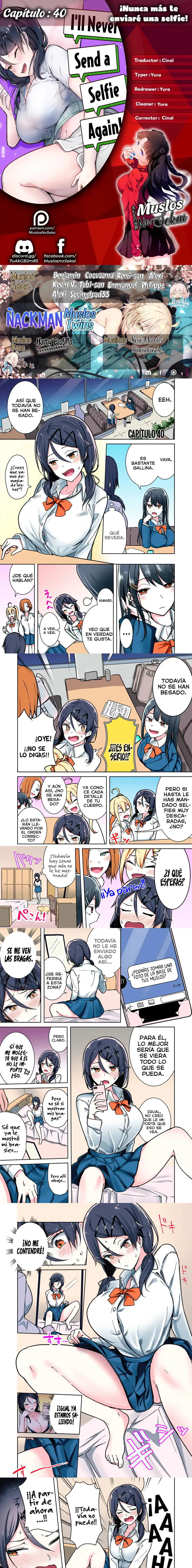 ¡Nunca Más Te Enviaré una Selfie!ㅤ - Capítulo 40 - Página 1 - LectorTMOo