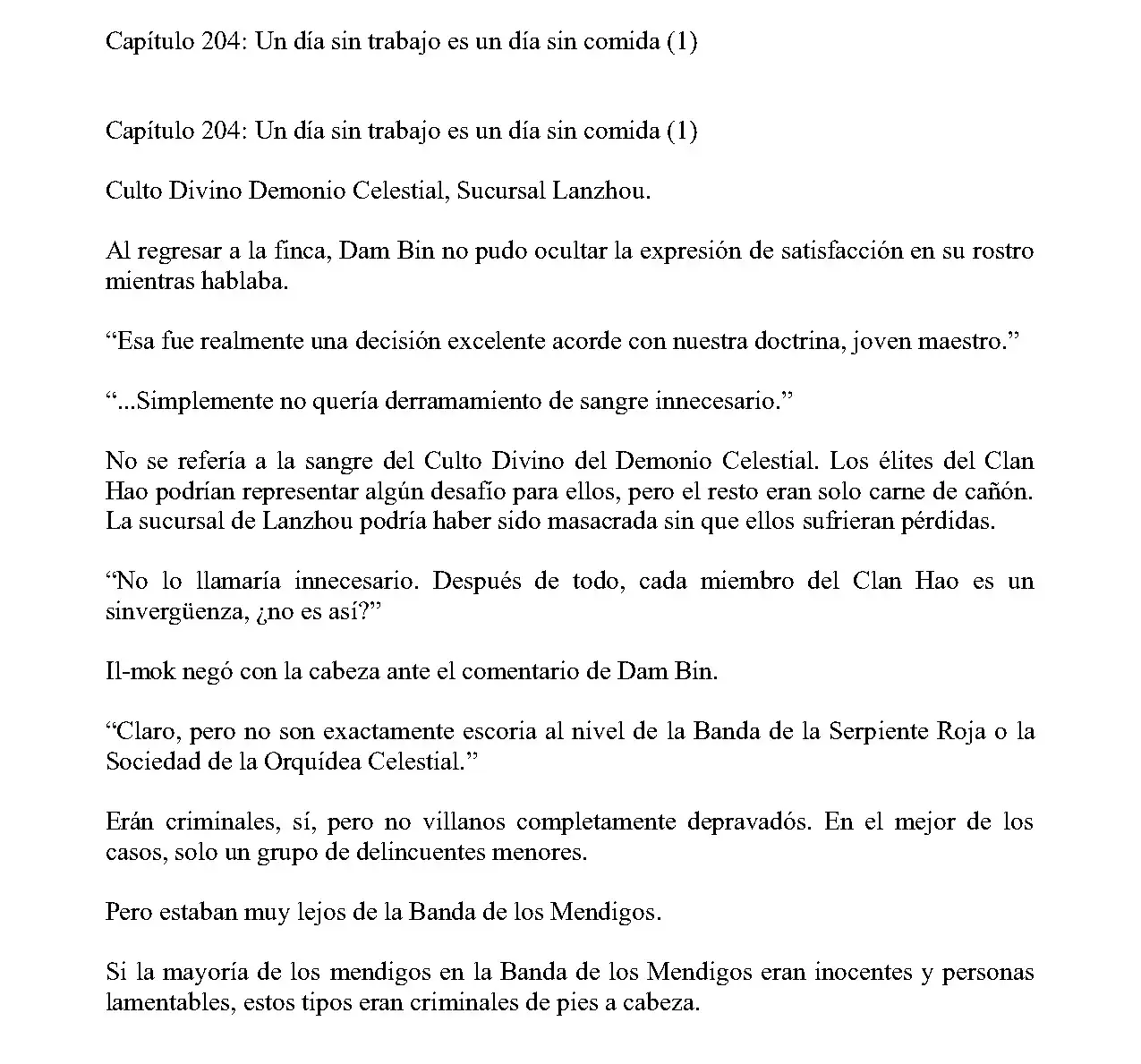 Obligado A Ser Demonio Celestial - Capítulo 204 - Página 2 - LectorTMOo