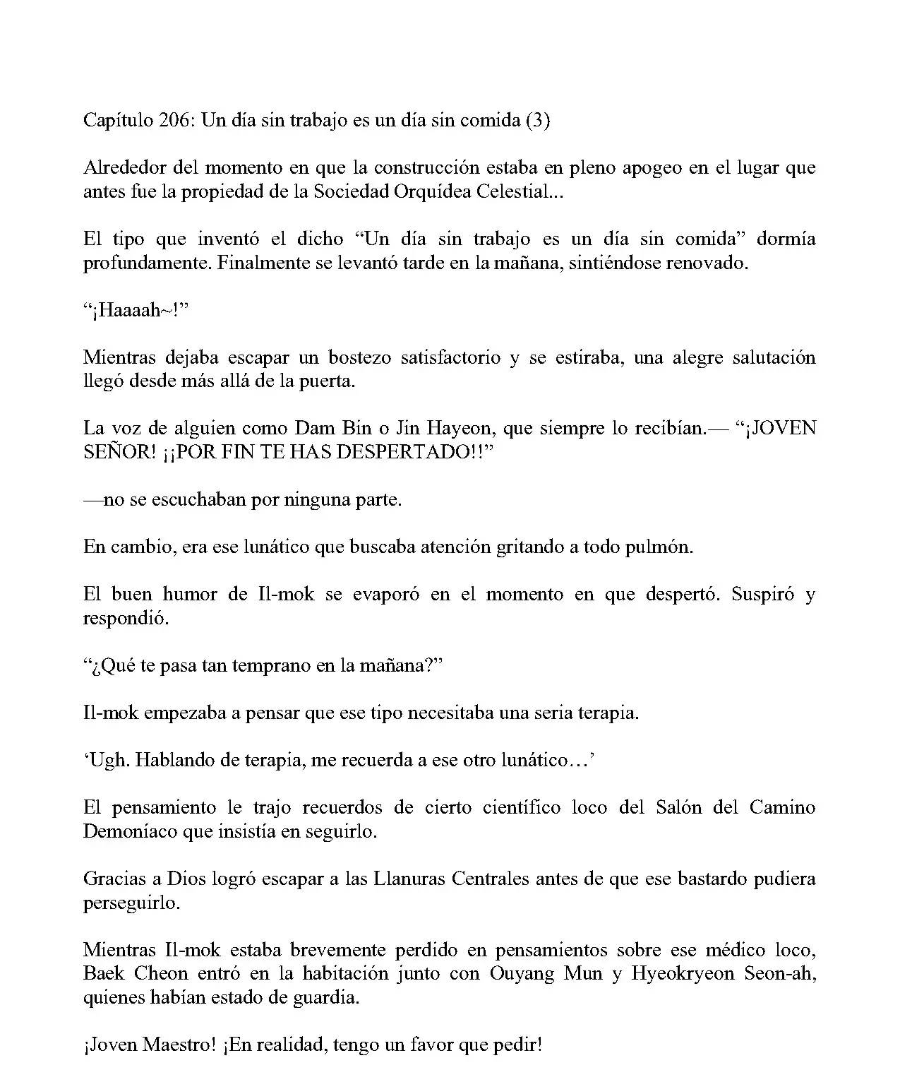 Obligado A Ser Demonio Celestial - Capítulo 206 - Página 3 - LectorTMOo