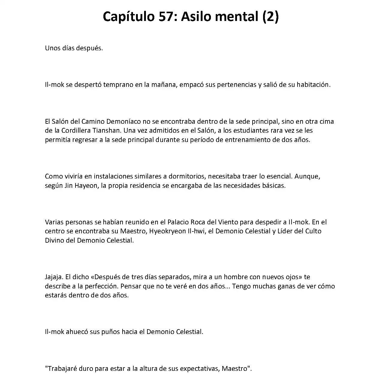 Obligado A Ser Demonio Celestial - Capítulo 57 - Página 2 - LectorTMOo