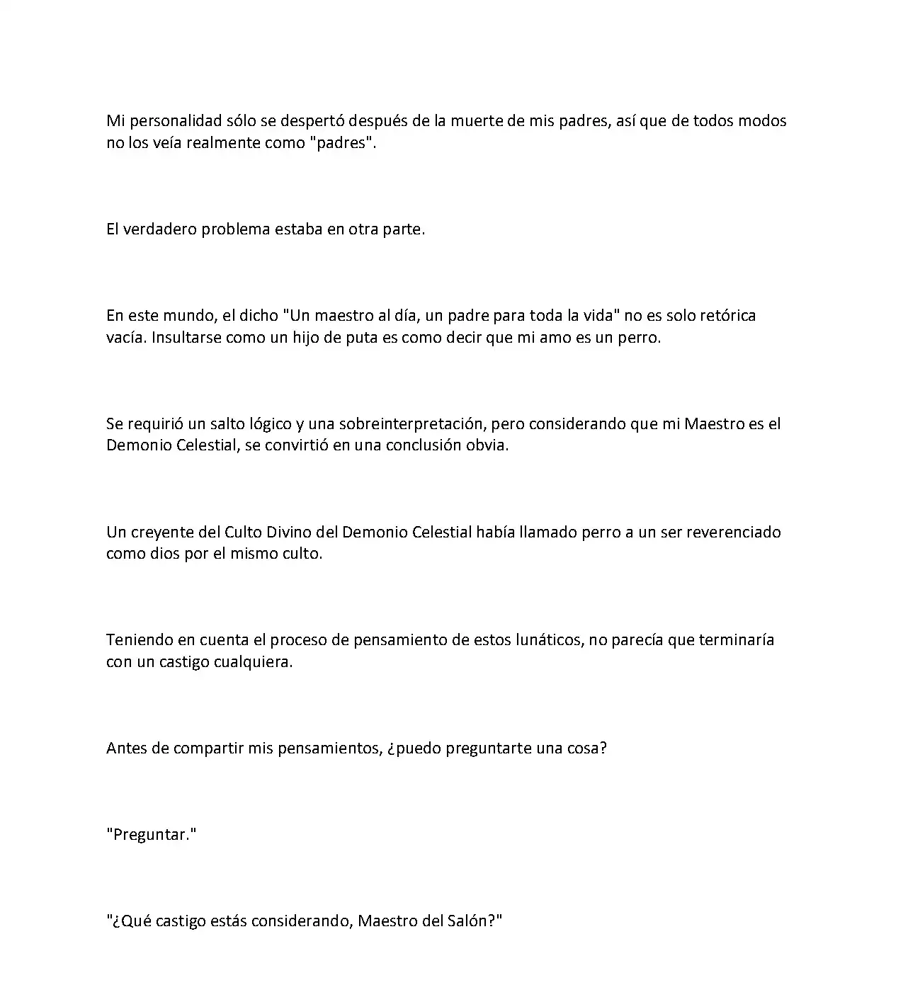 Obligado A Ser Demonio Celestial - Capítulo 79 - Página 8 - LectorTMOo