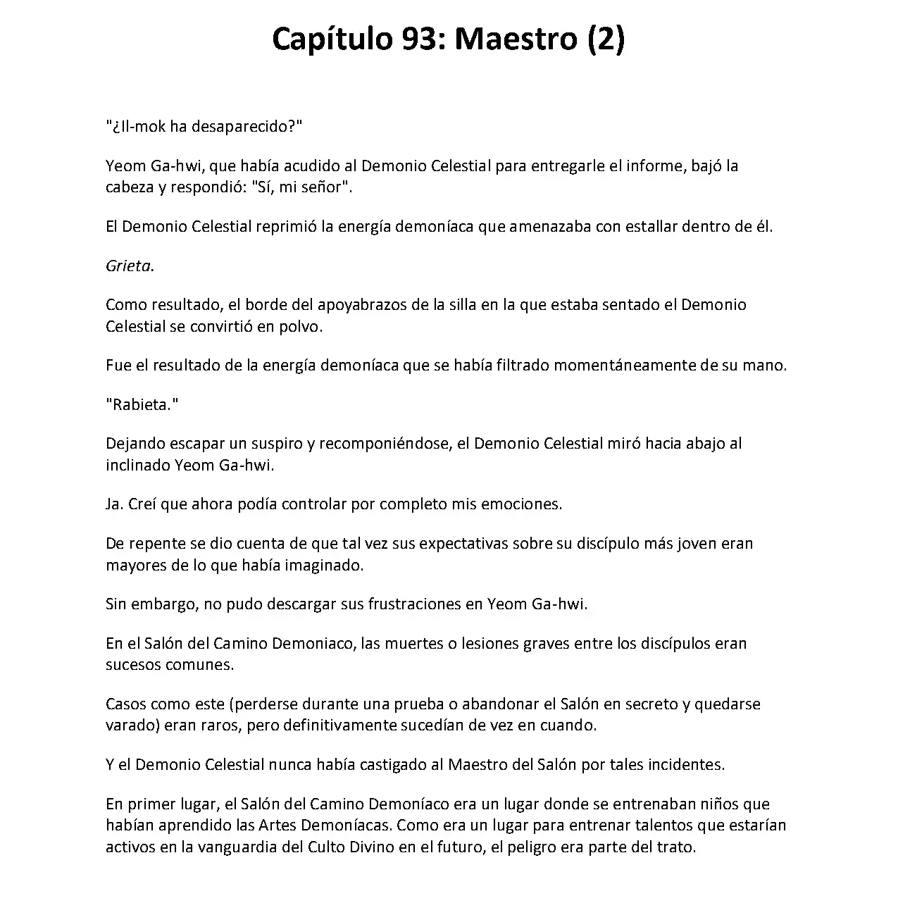 Obligado A Ser Demonio Celestial - Capítulo 93 - Página 2 - LectorTMOo