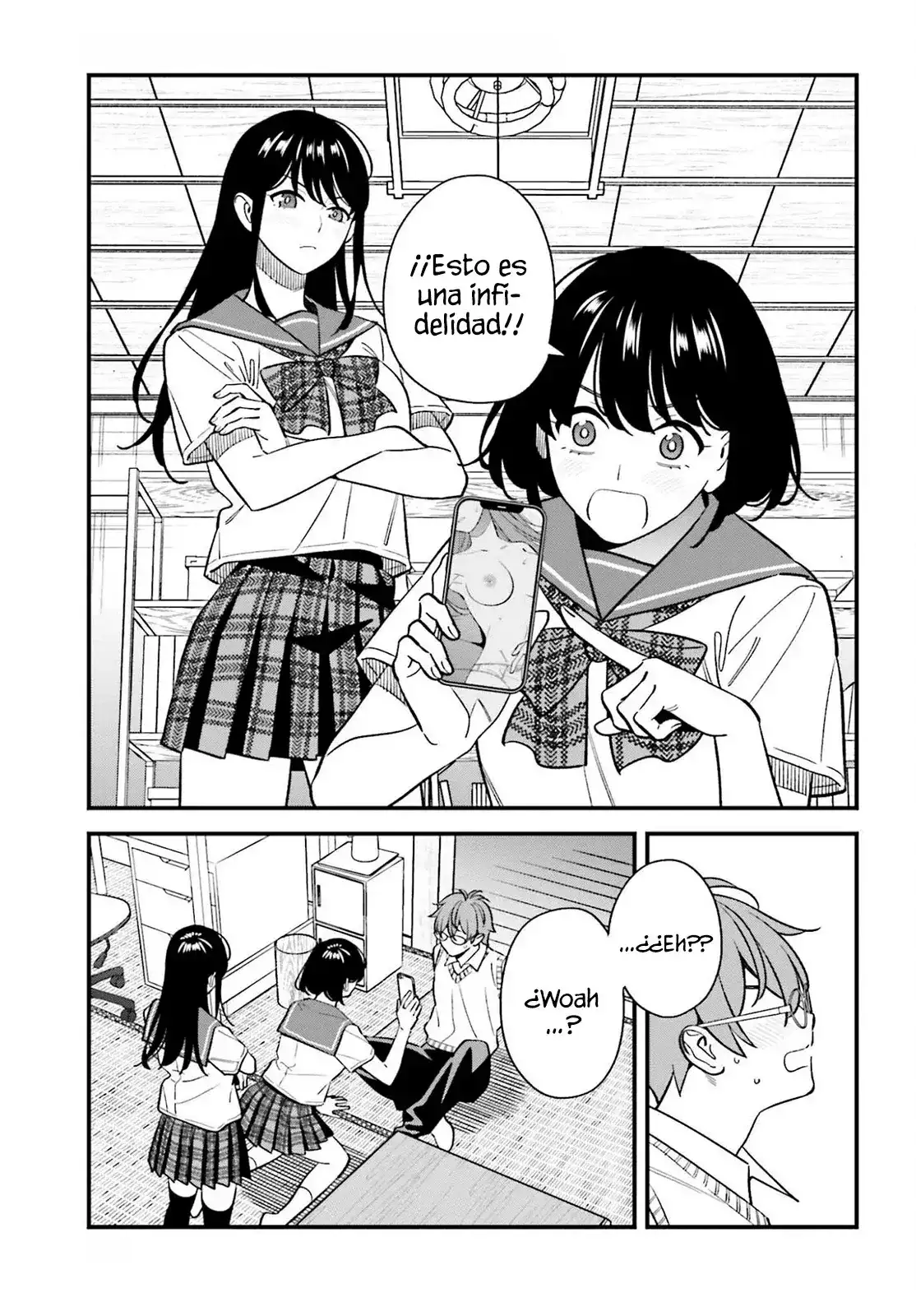Osananajimi no Koukousei no Aida ni Nikutai Kankei wa Seiritsu suru ka - Capítulo 24 - Página 12 - LectorTMOo