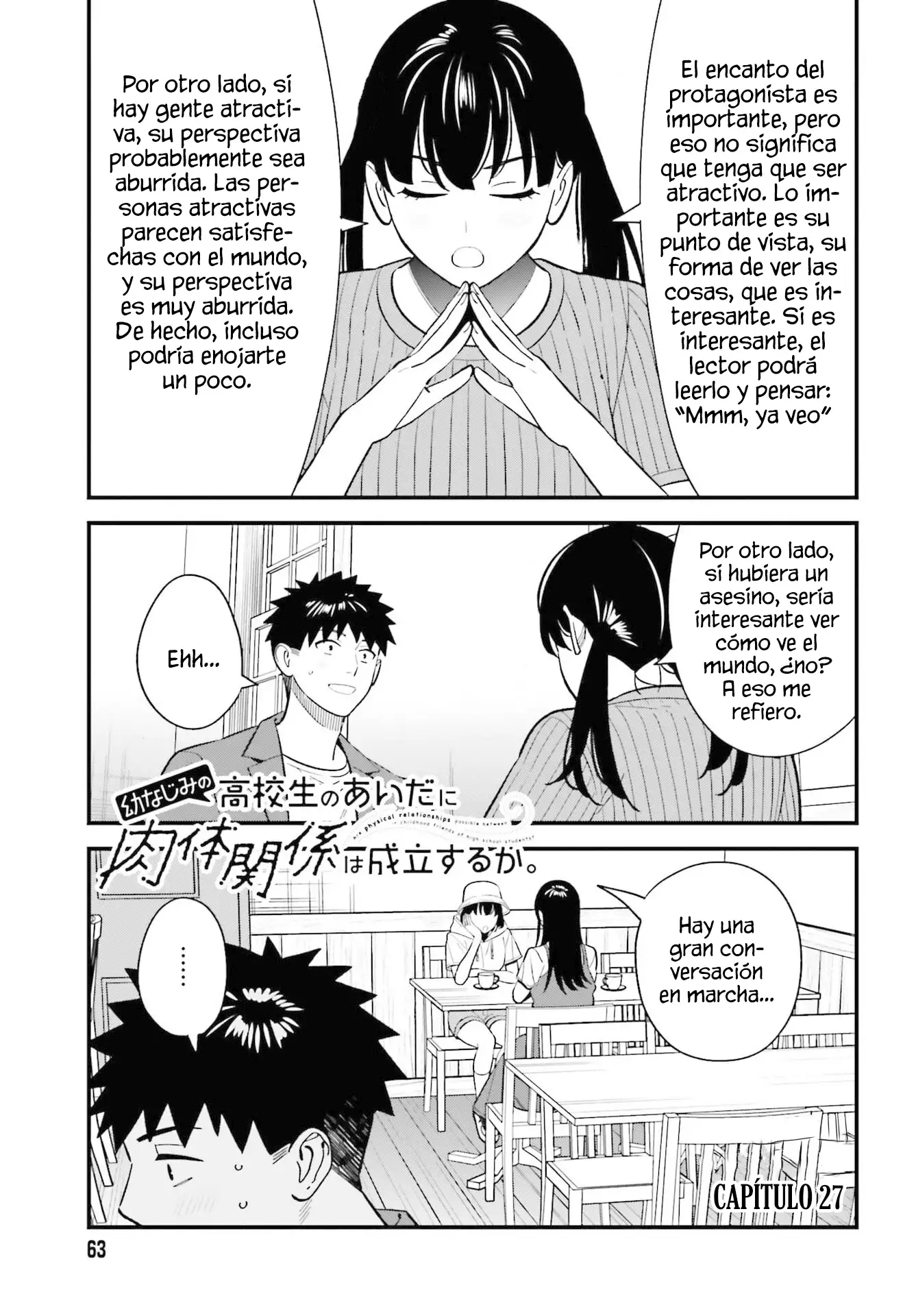 Osananajimi no Koukousei no Aida ni Nikutai Kankei wa Seiritsu suru ka - Capítulo 27 - Página 4 - LectorTMOo