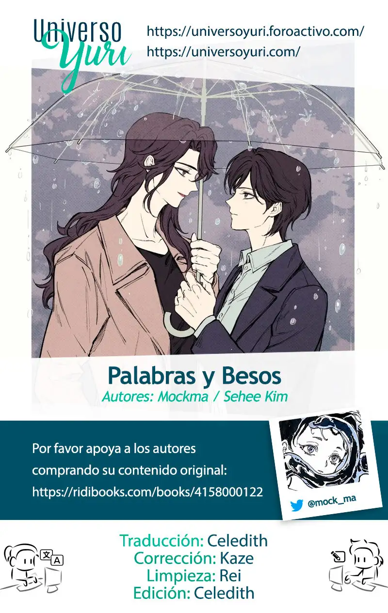Palabras y Besos - Capítulo 2 - Página 1 - LectorTMOo