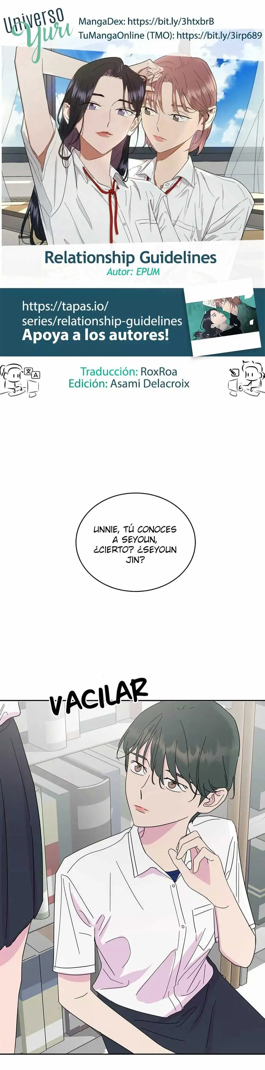 Pautas de Relacion - Capítulo 59 - Página 1 - LectorTMOo