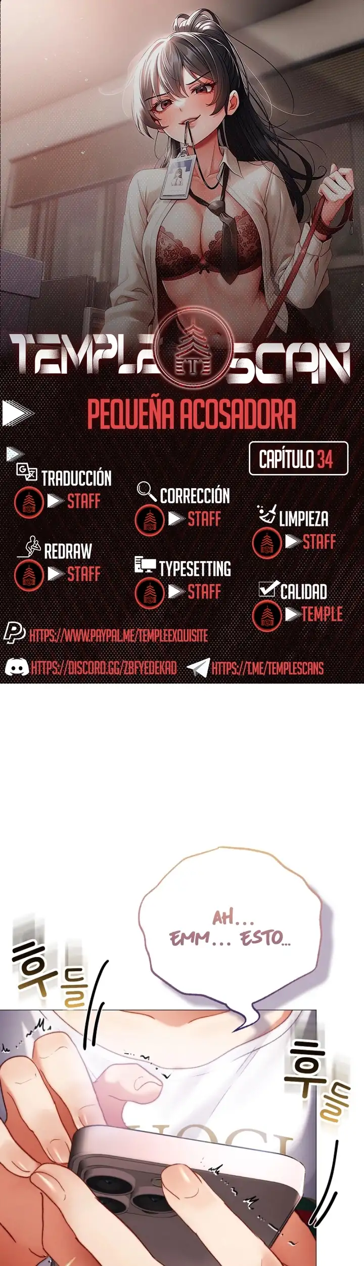 Pequeña Acosadora - Capítulo 34 - Página 1 - LectorTMOo