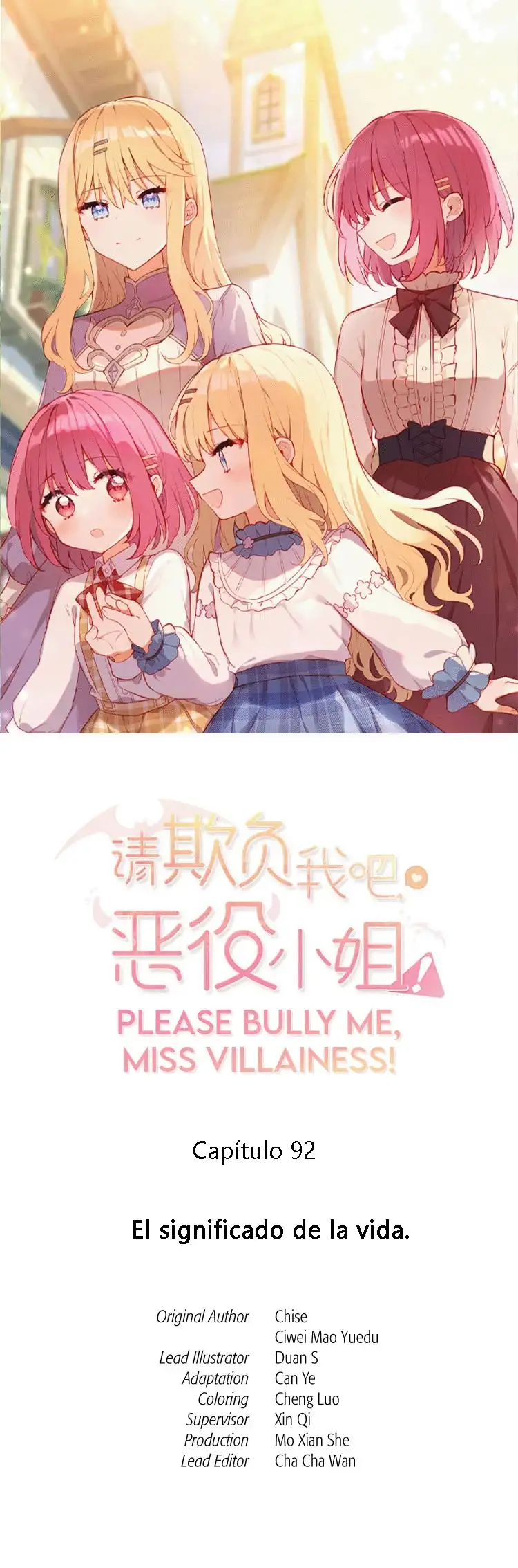 Please Bully Me, Miss Villainess! - Capítulo 92 - Página 1 - LectorTMOo