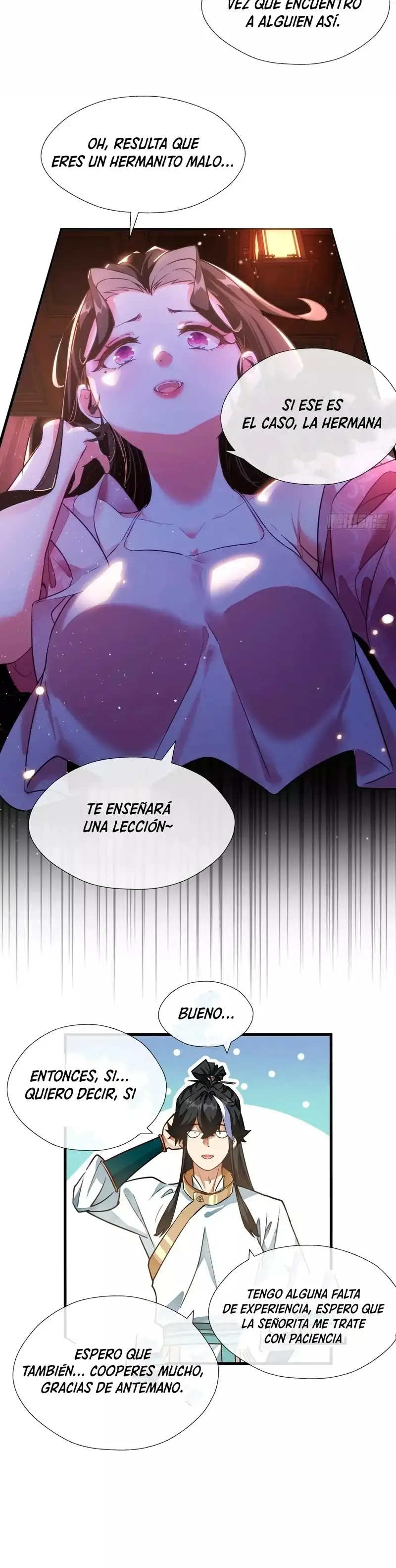 ¡Por favor mata al demonio! ¡Joven maestro! - Capítulo 1 - Página 7 - LectorTMOo