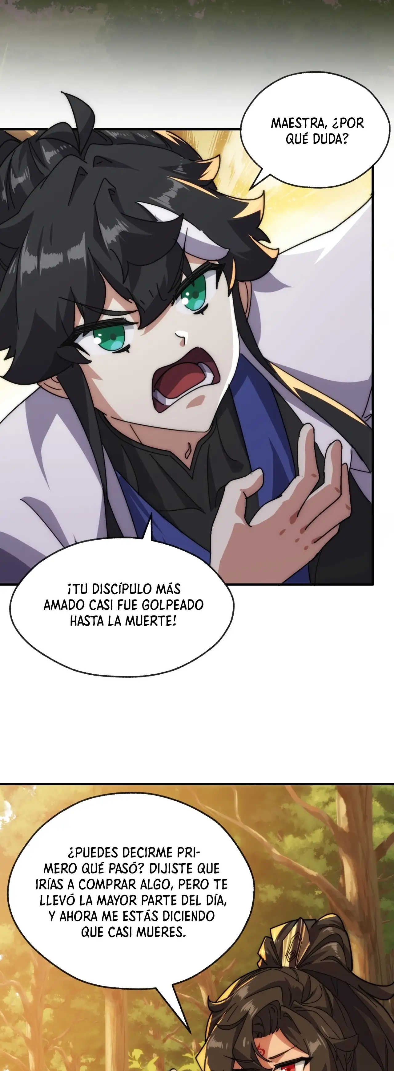 ¡Por favor mata al demonio! ¡Joven maestro! - Capítulo 99 - Página 18 - LectorTMOo