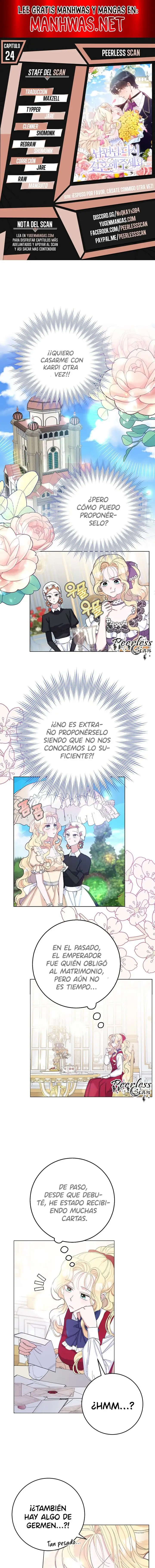 ¡Esposo Por Favor, Casate Conmigo Otra Vez! - Capítulo 24 - Página 1 - LectorTMOo