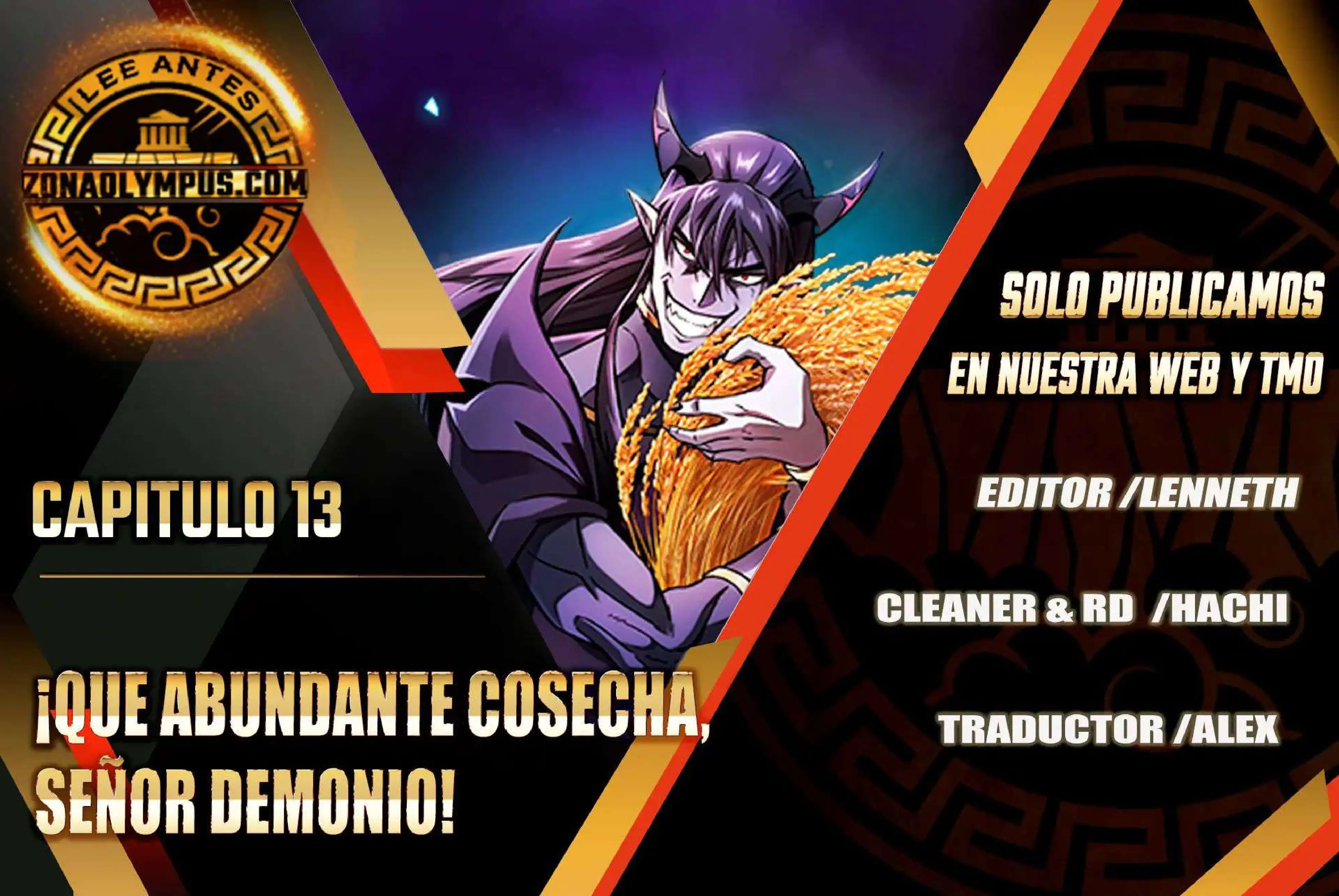 ¡Que abundante cosecha, señor demonio! - Capítulo 13 - Página 1 - LectorTMOo