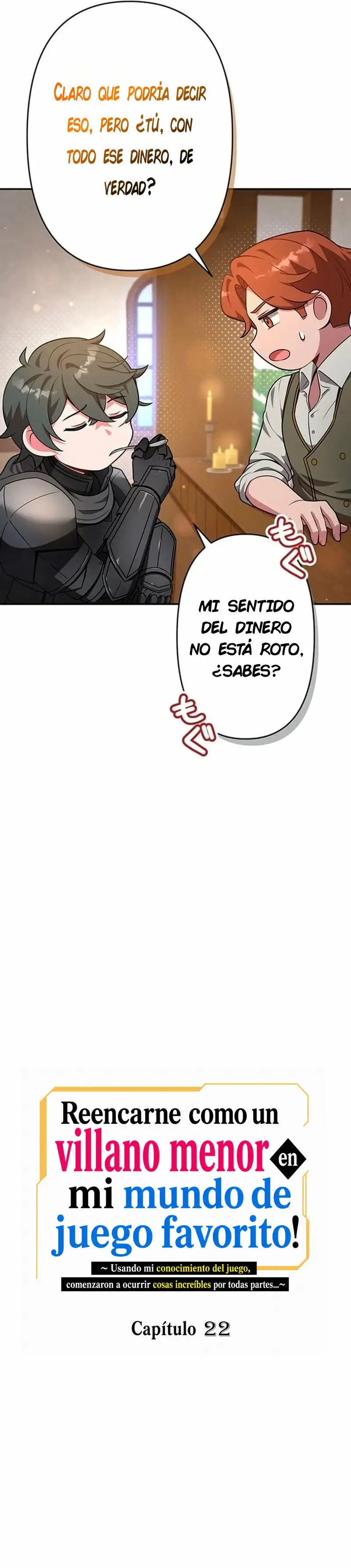 Reencarne como un villano menor en mi mundo de juego favorito! - Capítulo 22 - Página 6 - LectorTMOo
