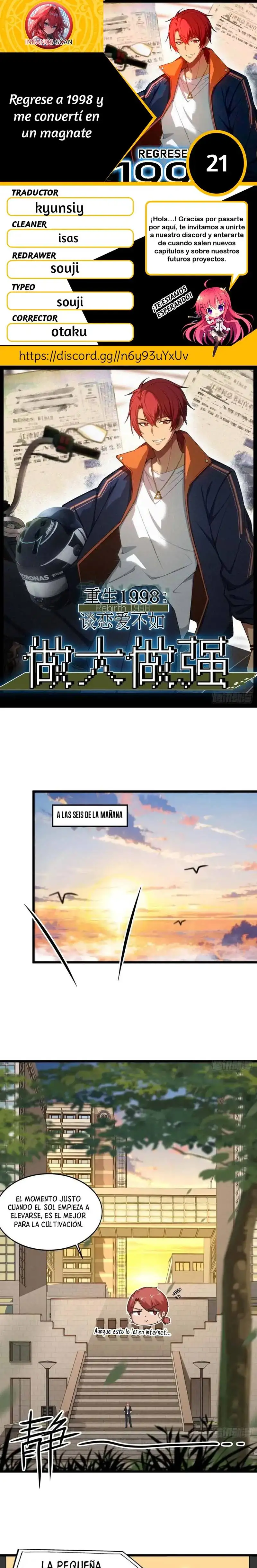 Regrese a 1998 y me converti en un magnate - Capítulo 21 - Página 1 - LectorTMOo