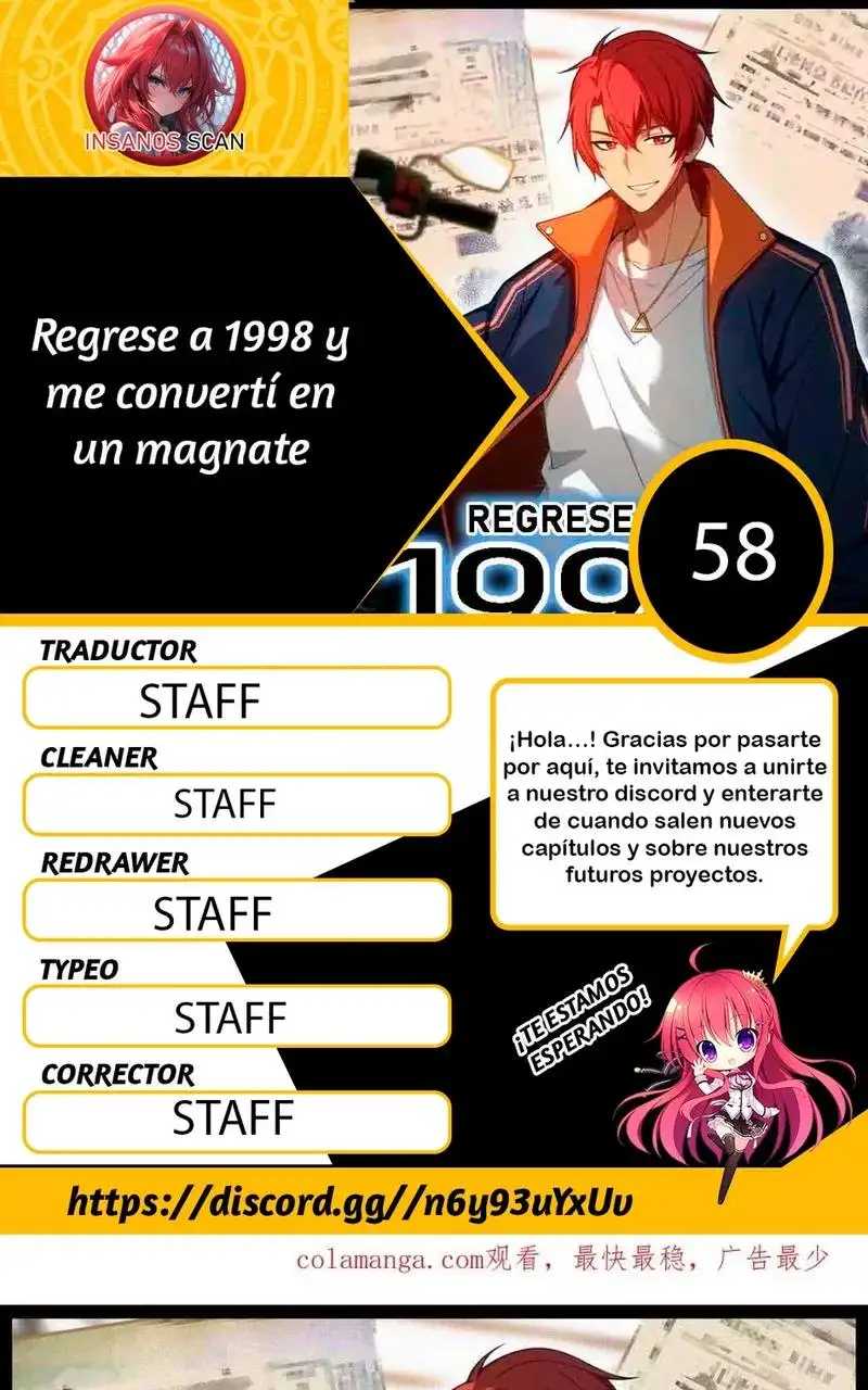 Regrese a 1998 y me converti en un magnate - Capítulo 58 - Página 1 - LectorTMOo