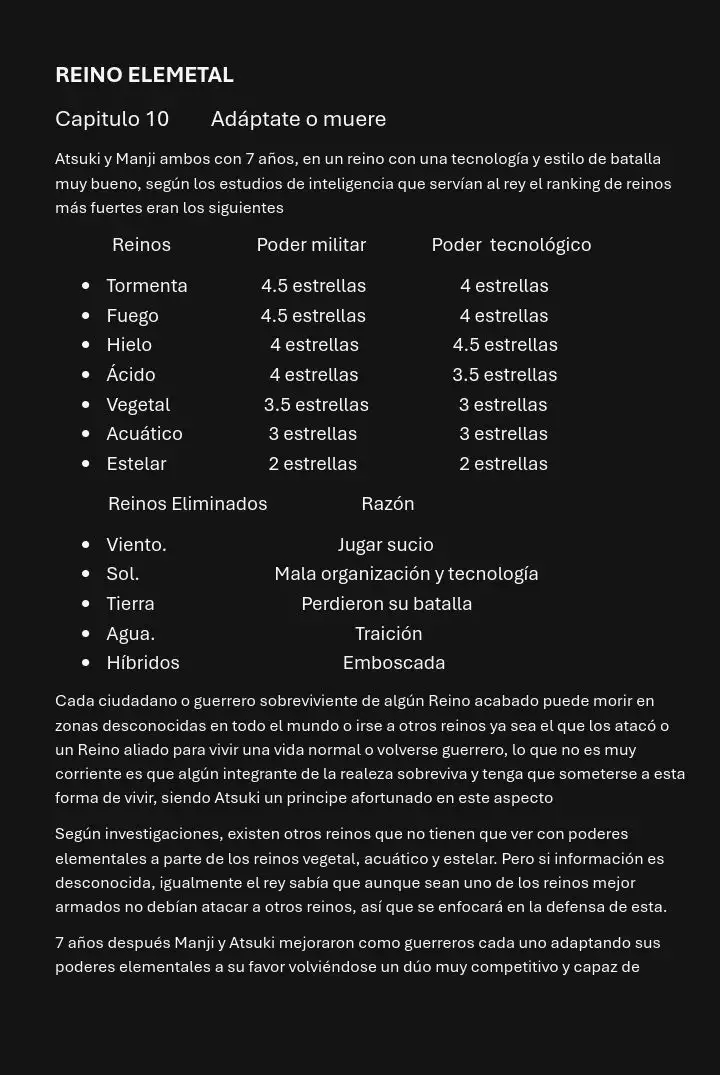 Reino elemental - Capítulo 10 - Página 1 - LectorTMOo