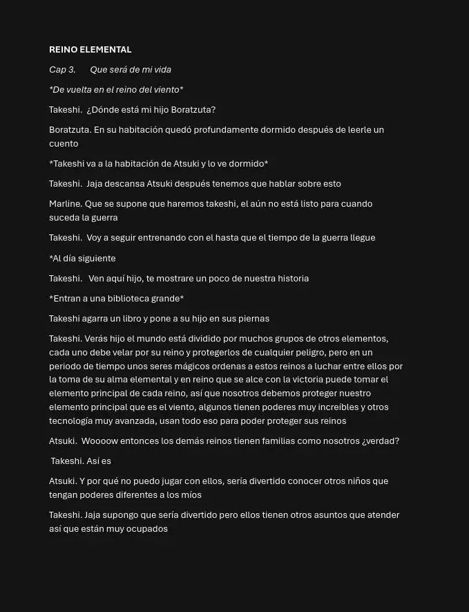 Reino elemental - Capítulo 3 - Página 1 - LectorTMOo