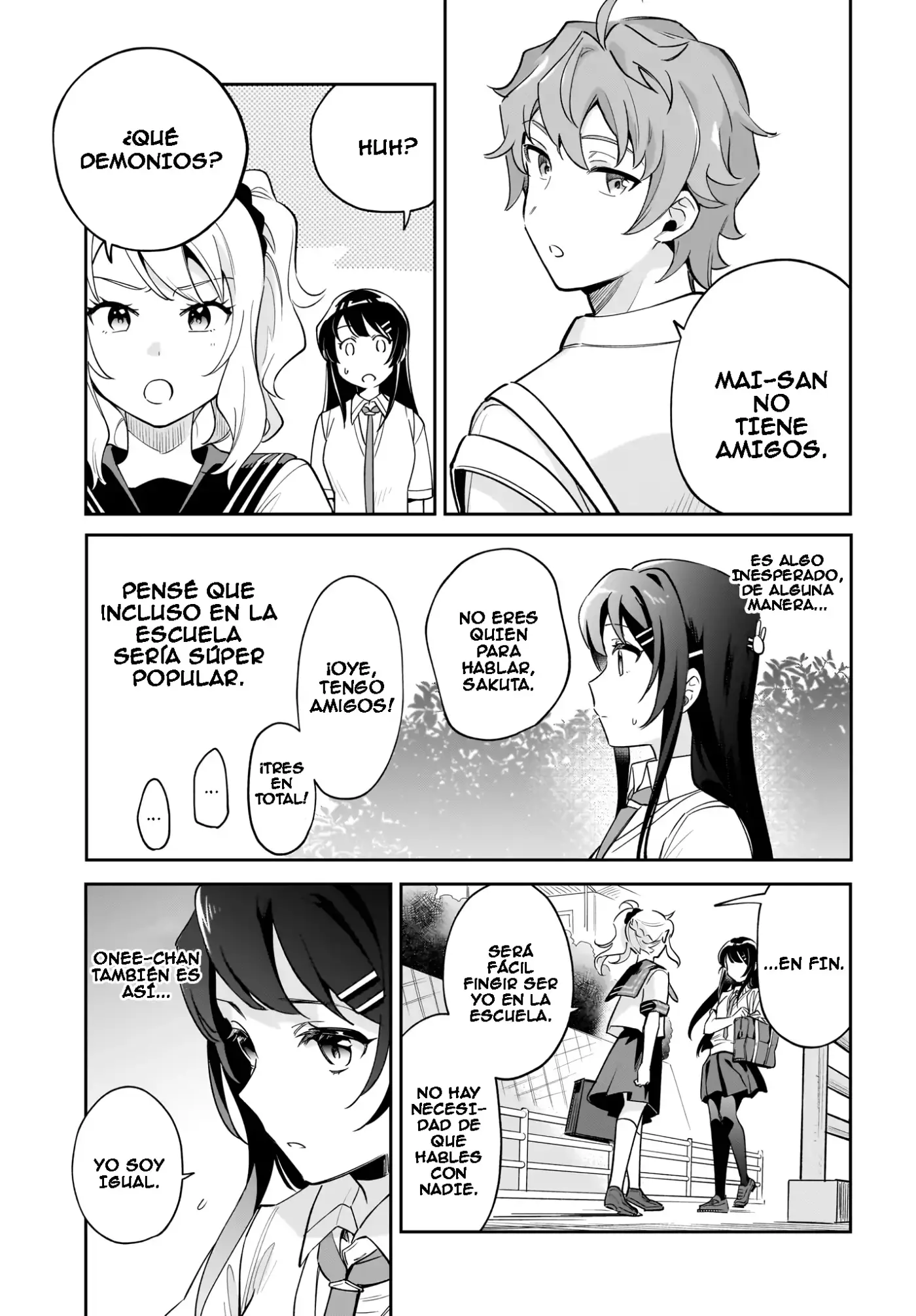 Seishun Buta Yarou wa Siscon Idol no Yume o Minai - Capítulo 3 - Página 6 - LectorTMOo