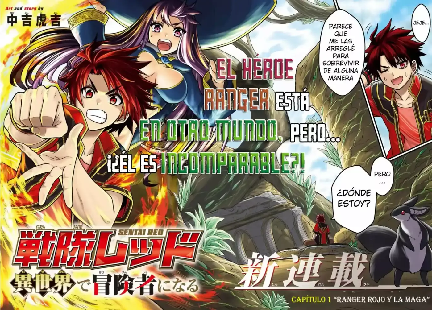 Sentai Red: Isekai de Boukensha ni Naru - Capítulo 1 - Página 4 - LectorTMOo